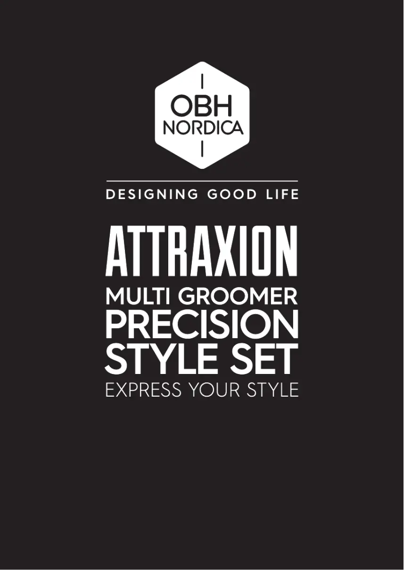 Página nº 1 - Manual de usuario OBH Nordica Attraxion Precision Style Set 5595