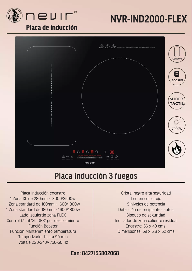 Página 1 del manual Manual de usuario Nevir NVR-IND2000FLEX