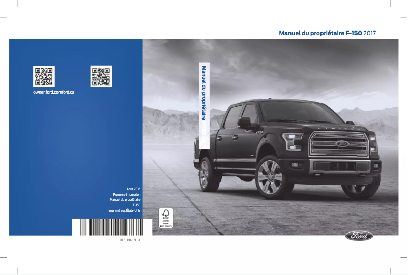 Página 1 del manual Manual de usuario Ford F-150 (2017)