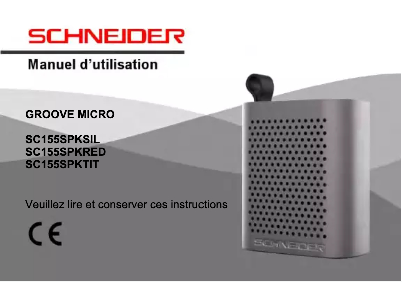 Imagen de la primera página del manual del dispositivo SC155SPKRED