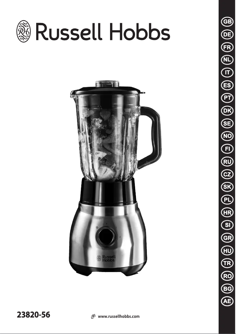 Página 1 del manual Manual de usuario Russell Hobbs 23820-56
