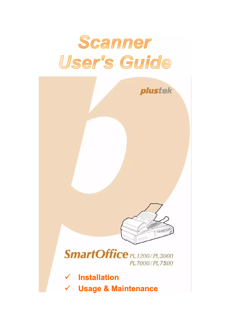 Imagen de la primera página del manual del dispositivo SmartOffice PL7500