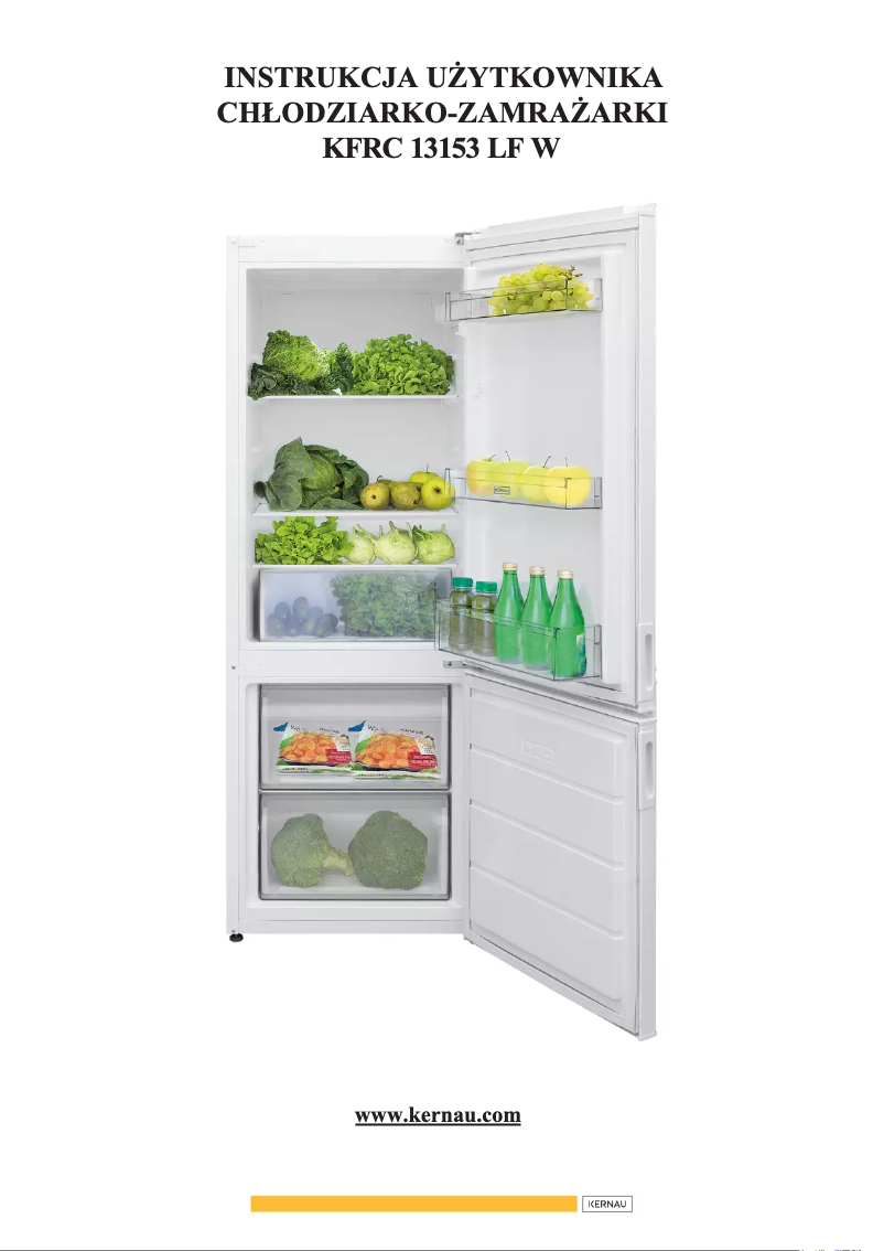 Imagen de la primera página del manual del dispositivo KFRC 13153 LF W