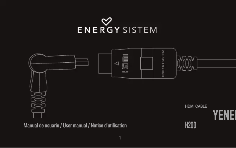Página 1 del manual Manual de usuario Energy Sistem H200