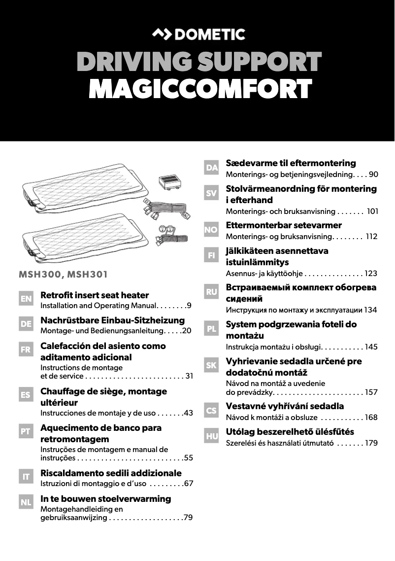 Página nº 1 - Manual de usuario Dometic MagicComfort MSH 301