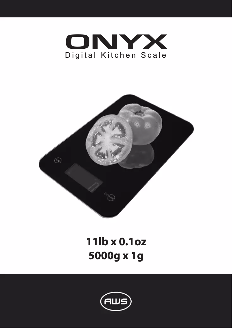 Página 1 del manual Manual de usuario American Weigh Scales ONYX-5K