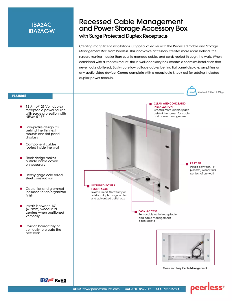 Imagen de la primera página del manual del dispositivo IBA2AC