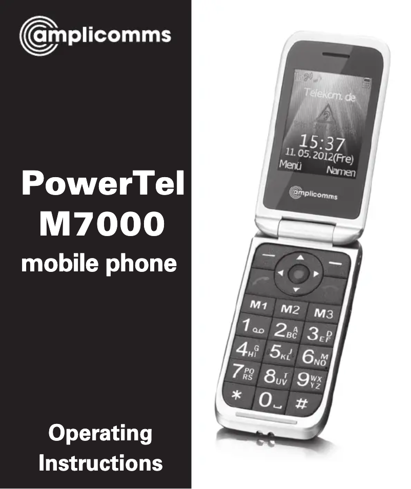 Página nº 1 - Manual de usuario Amplicomms PowerTel M7000