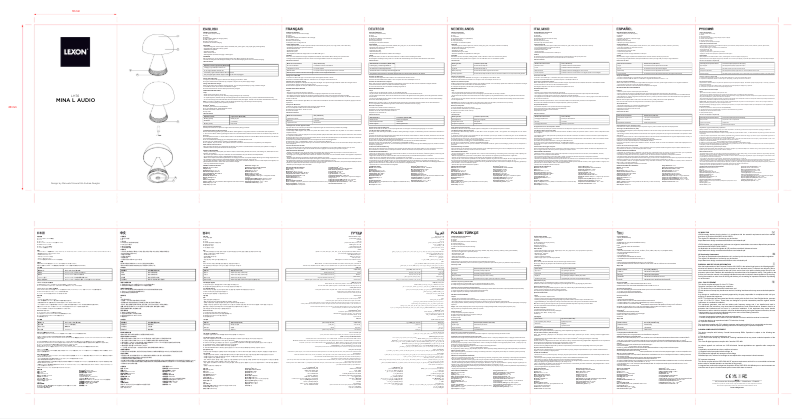 Página nº 1 - Manual de usuario Lexon Mina L Audio