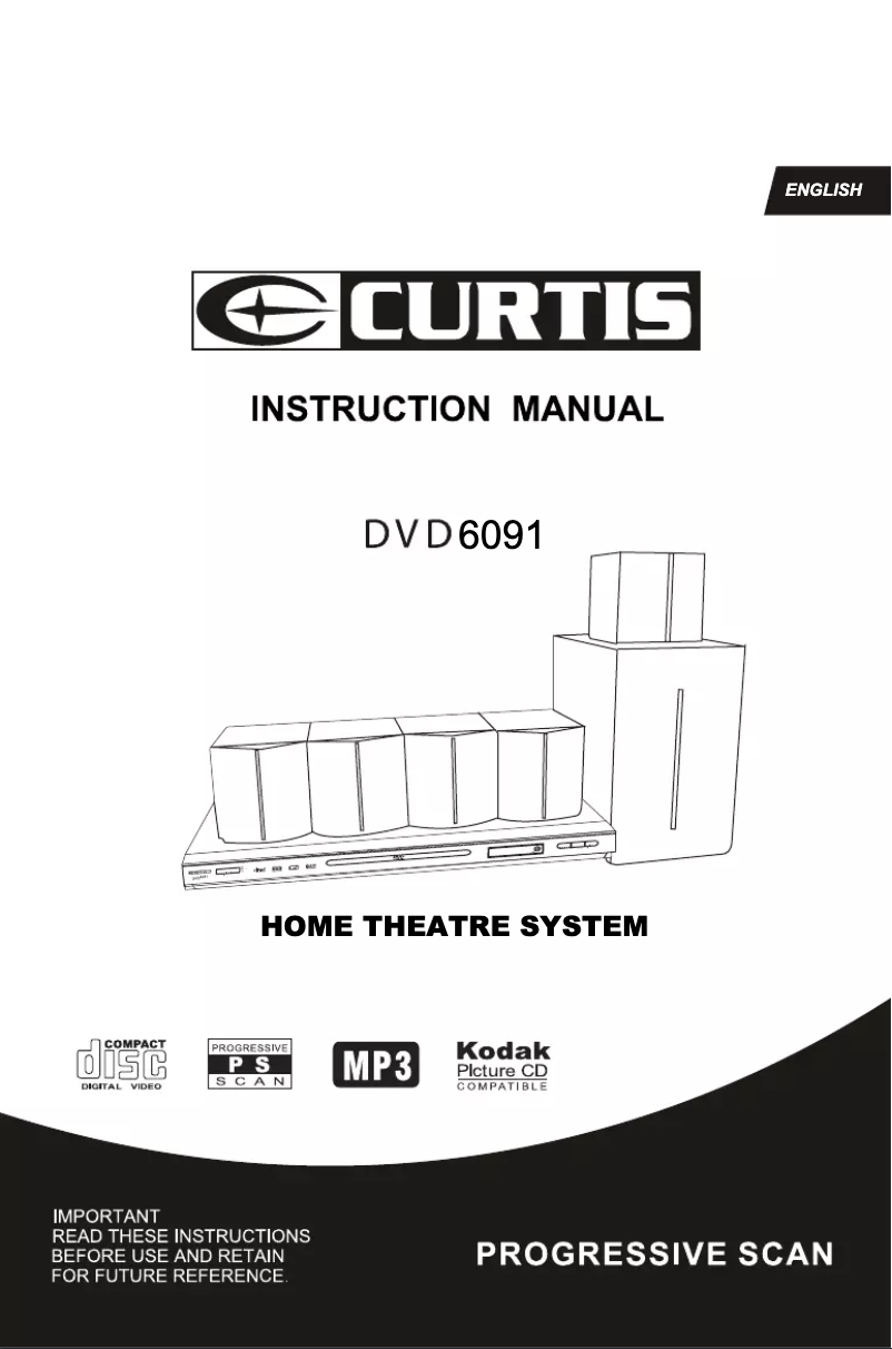 Página 1 del manual Manual de usuario Curtis DVD6091