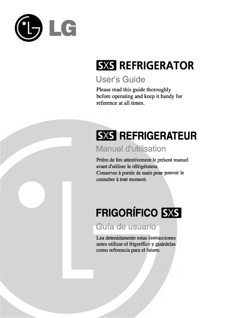 Página nº 1 - Manual de usuario LG GR-L217BTA