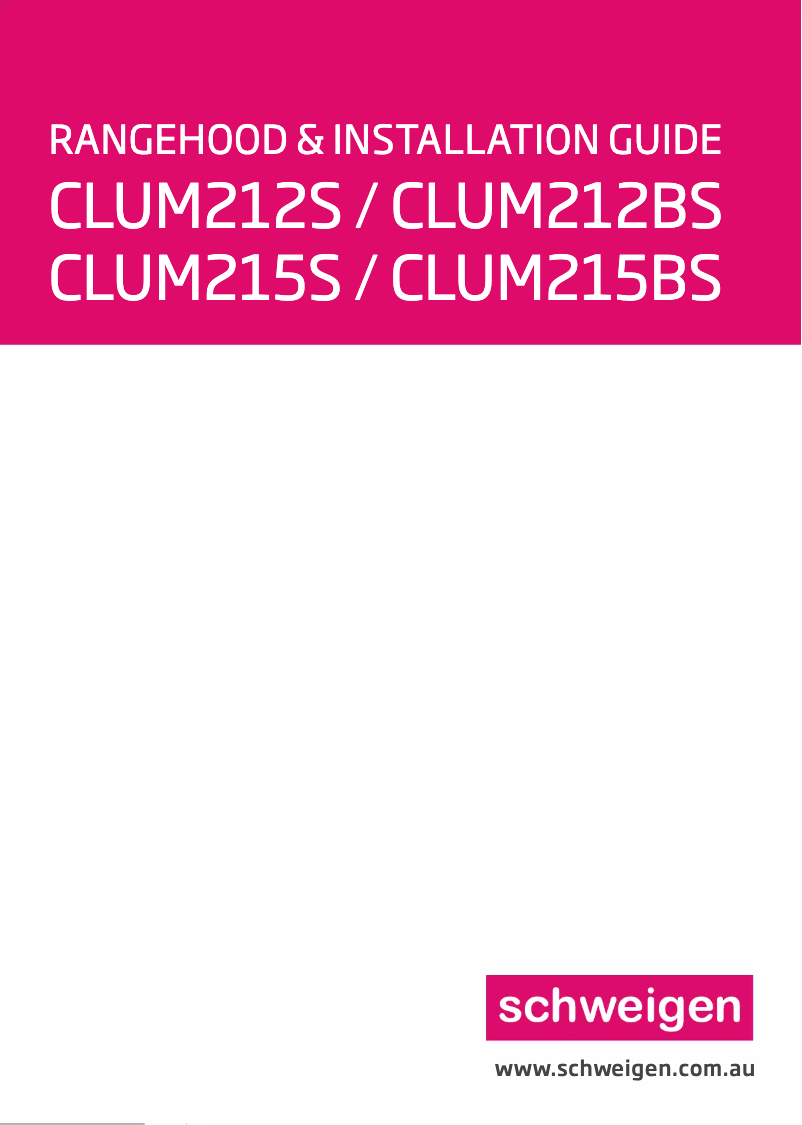 Imagen de la primera página del manual del dispositivo CLUM212S