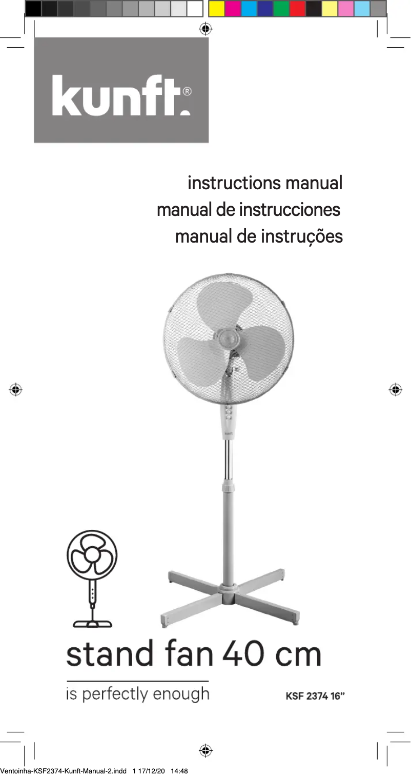 Página 1 del manual Manual de usuario Kunft KSF 2374