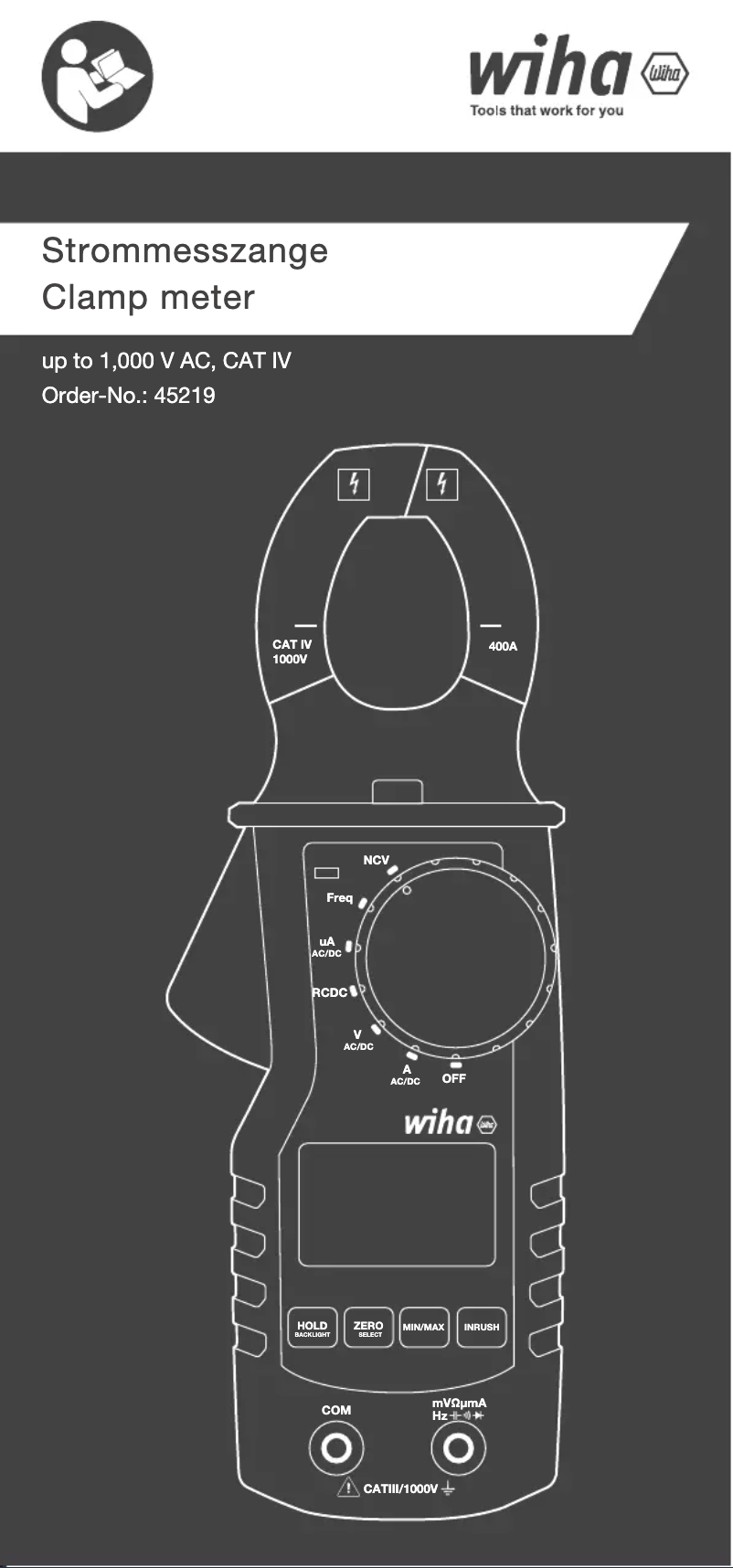Imagen de la primera página del manual del dispositivo 45219