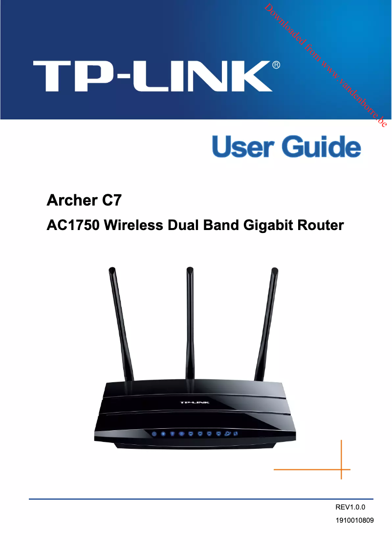 Página nº 1 - Manual de usuario TP-Link Archer C7