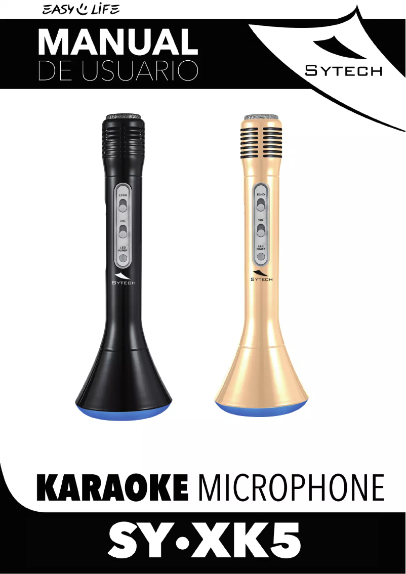 Imagen de la primera página del manual del dispositivo SY-XK5