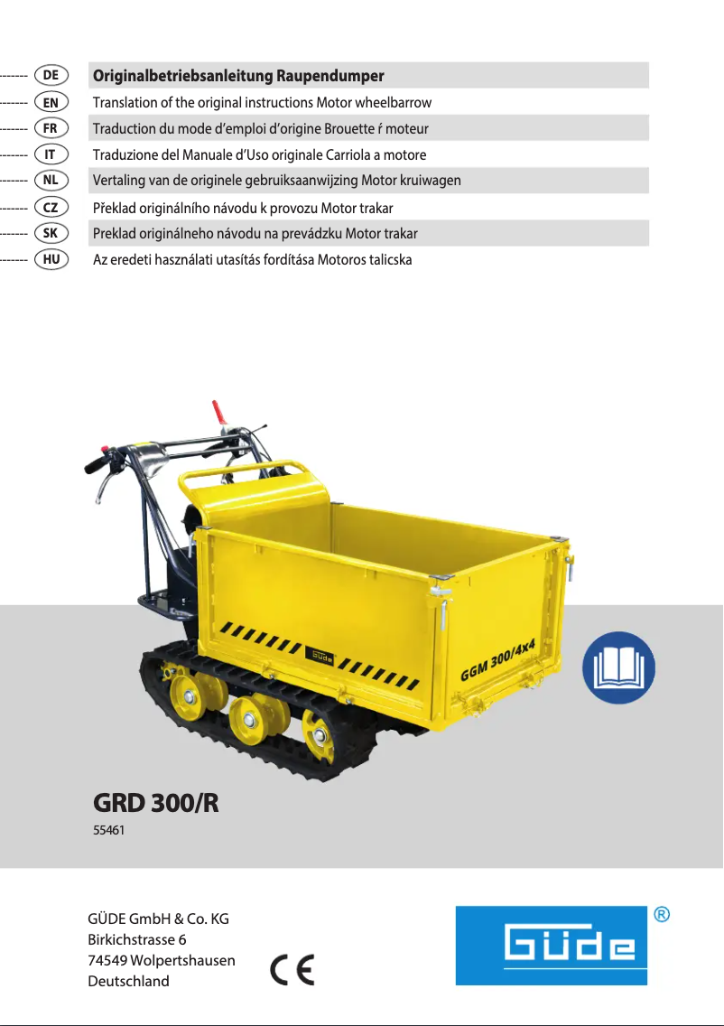 Imagen de la primera página del manual del dispositivo GRD 300/R