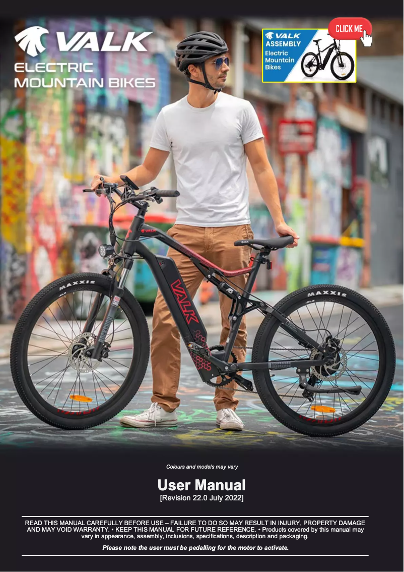 Página 1 del manual Manual de usuario Valk XT7