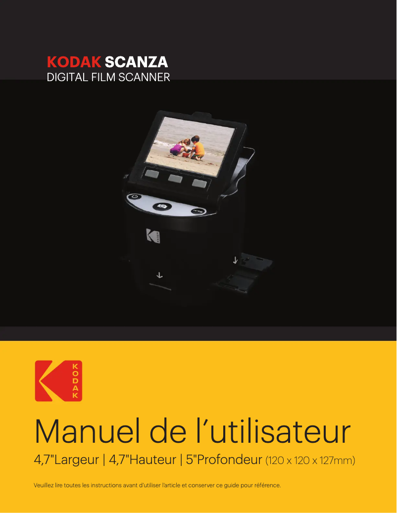 Página nº 1 - Manual de usuario Kodak Scanza