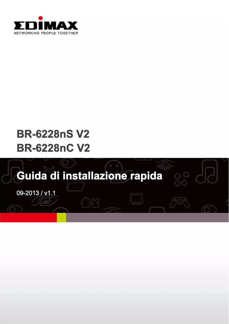 Imagen de la primera página del manual del dispositivo BR-6228NS V2