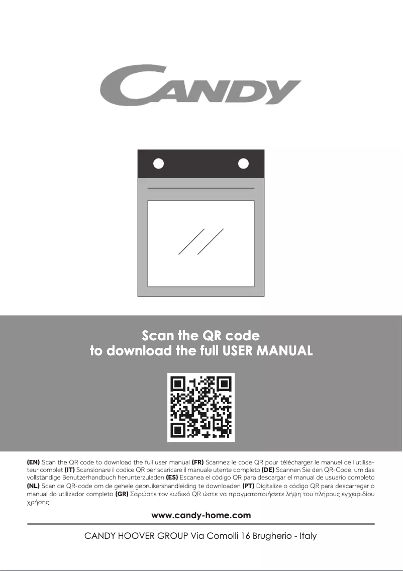 Página 1 del manual Manual de usuario Candy FCM896XRLE0