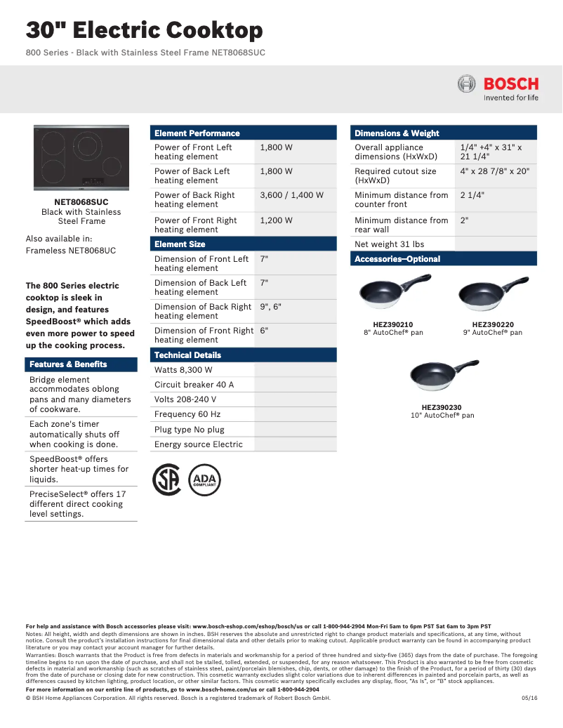 Imagen de la primera página del manual del dispositivo NET8068SUC