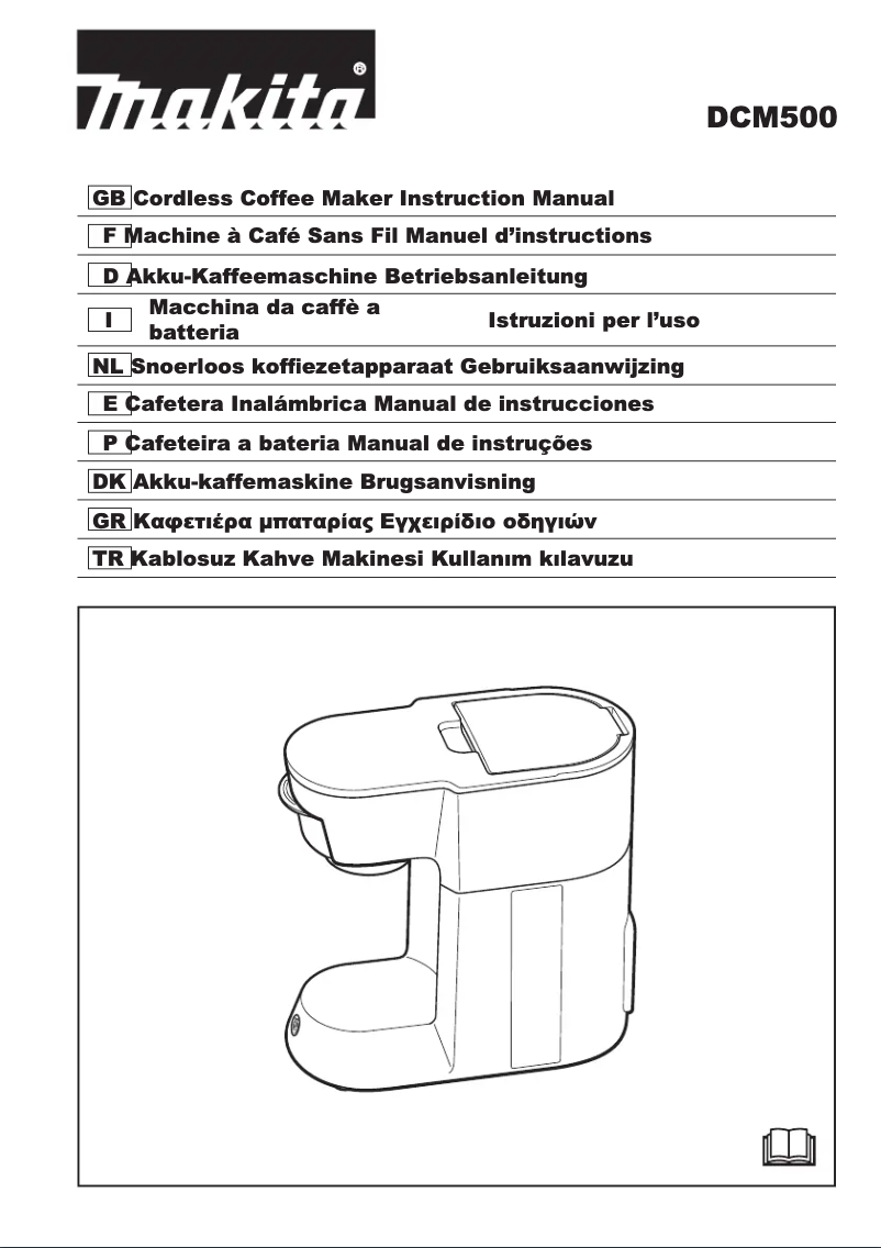 Página 1 del manual Manual de usuario Makita DCM500Z