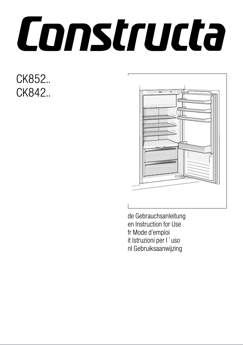Imagen de la primera página del manual del dispositivo CK842EF30