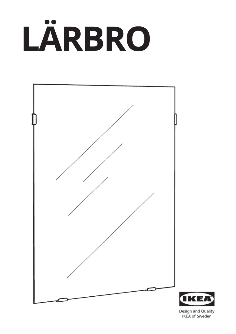 Imagen de la primera página del manual del dispositivo LÄRBRO 704.449.56