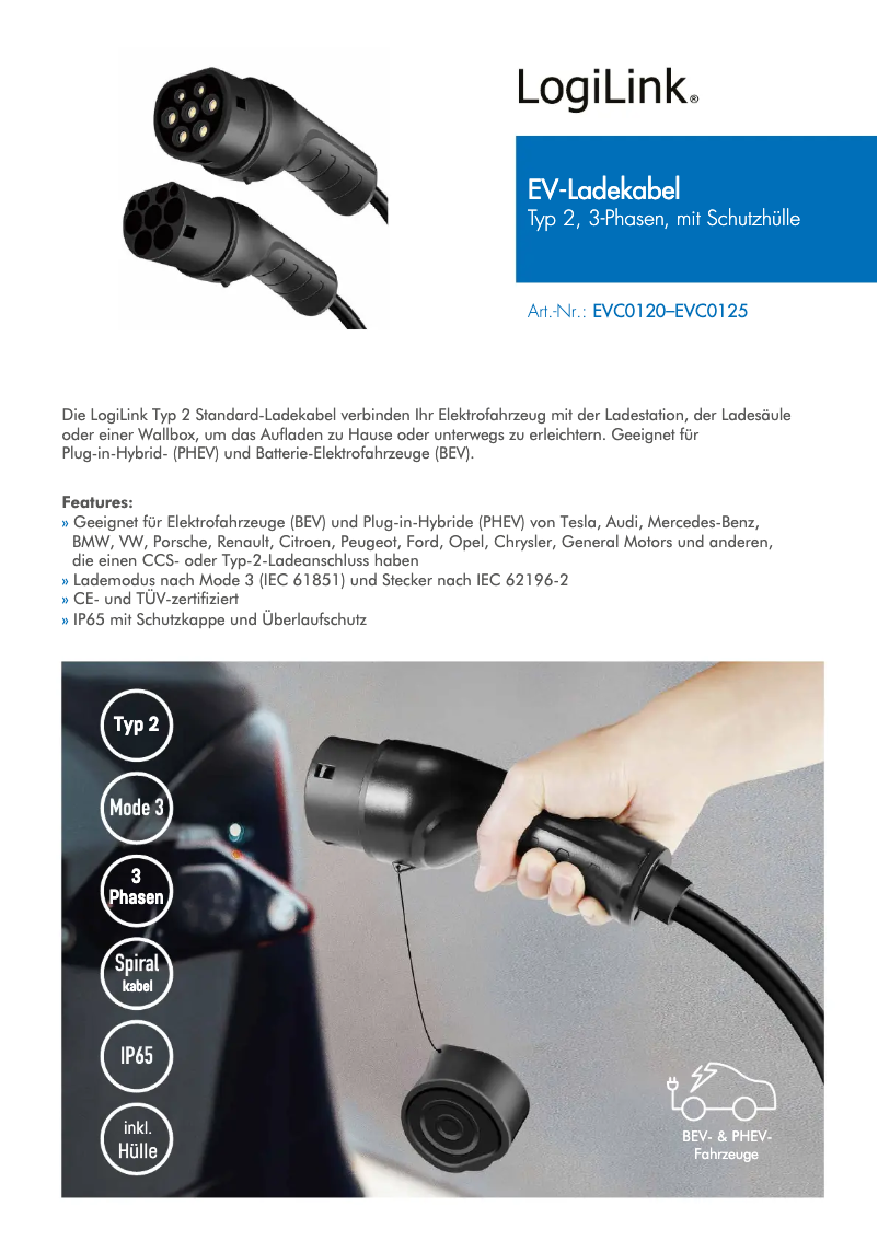 Página 1 del manual Manual de usuario LogiLink EVC0121