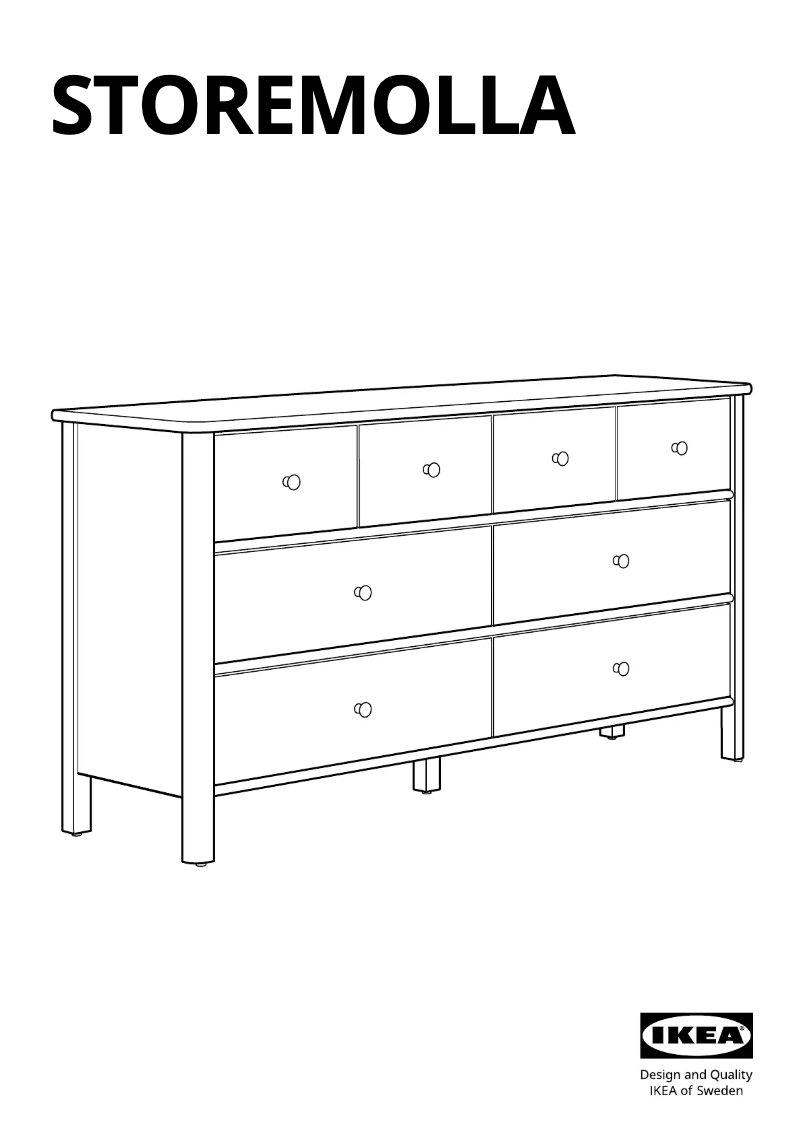 Página 1 del manual Manual de usuario Ikea STOREMOLLA 605.223.94