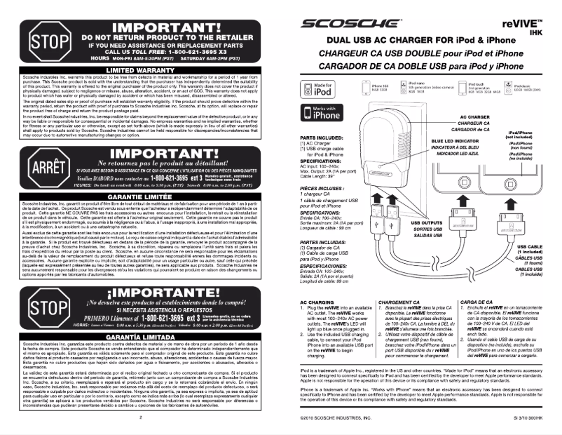 Imagen de la primera página del manual del dispositivo IHK