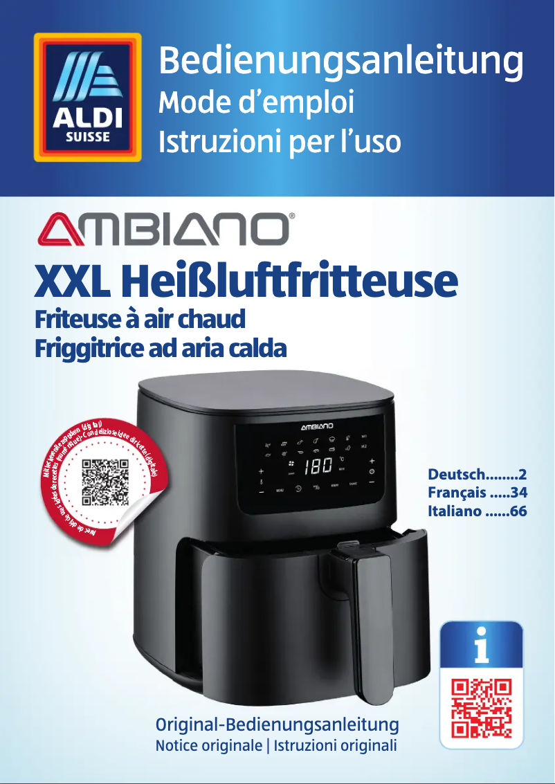 Página 1 del manual Manual de usuario Ambiano GT-AF-08-CH