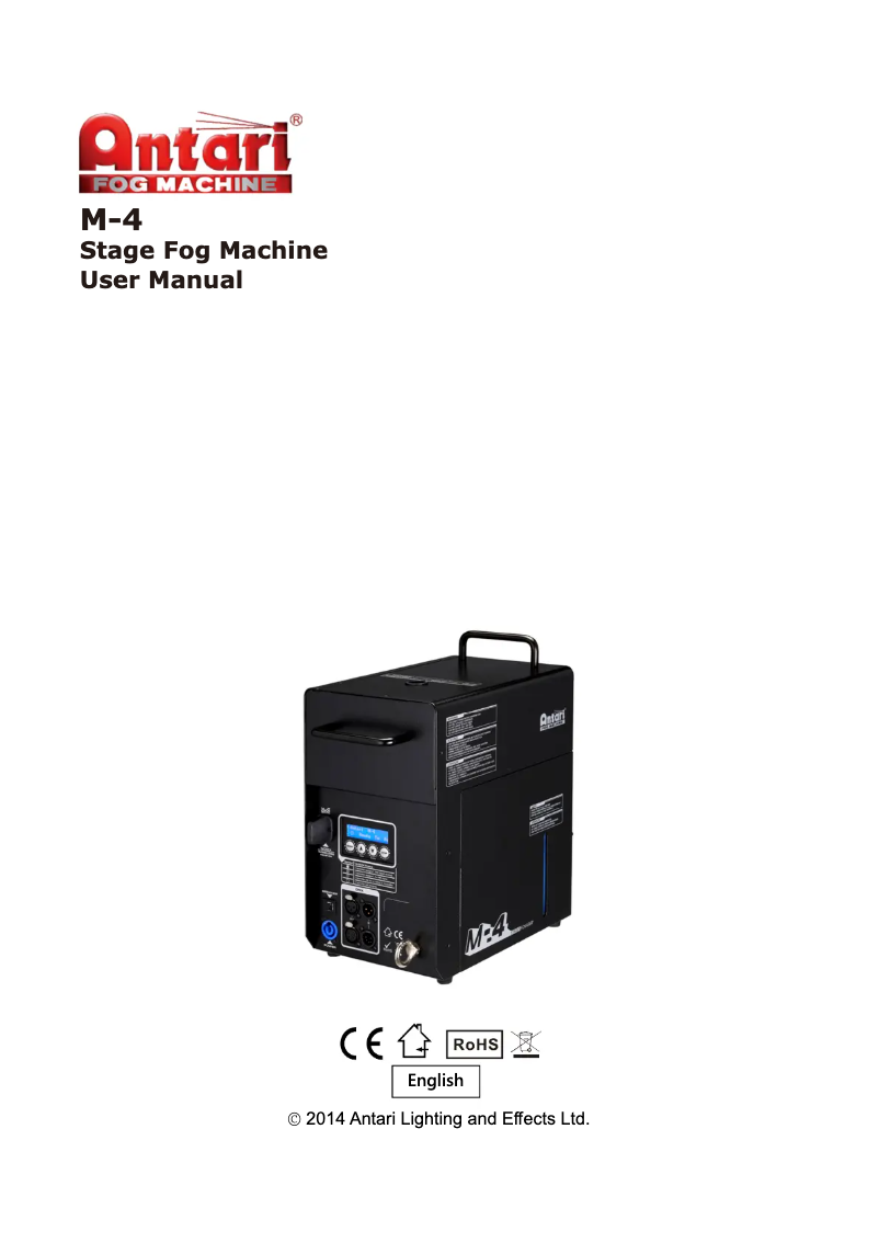 Página 1 del manual Manual de usuario Antari WTR-30