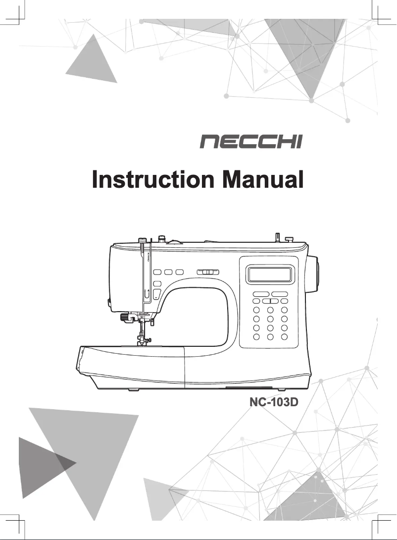 Imagen de la primera página del manual del dispositivo NC-103D