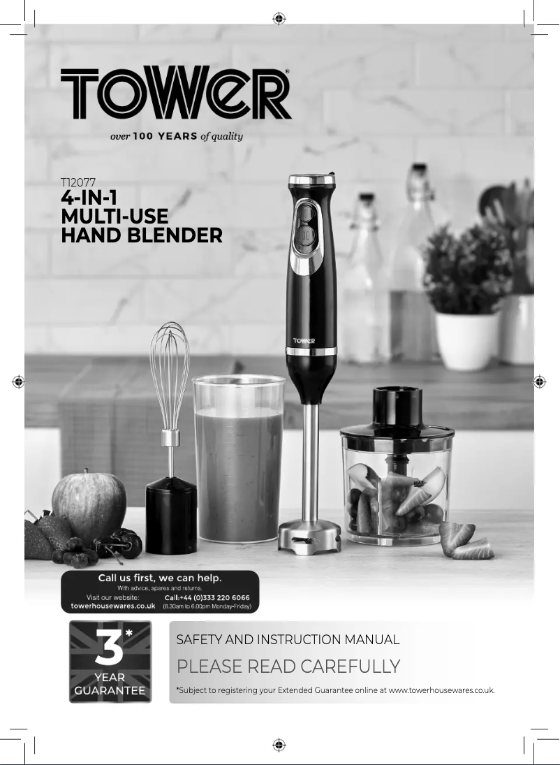 Imagen de la primera página del manual del dispositivo T12077