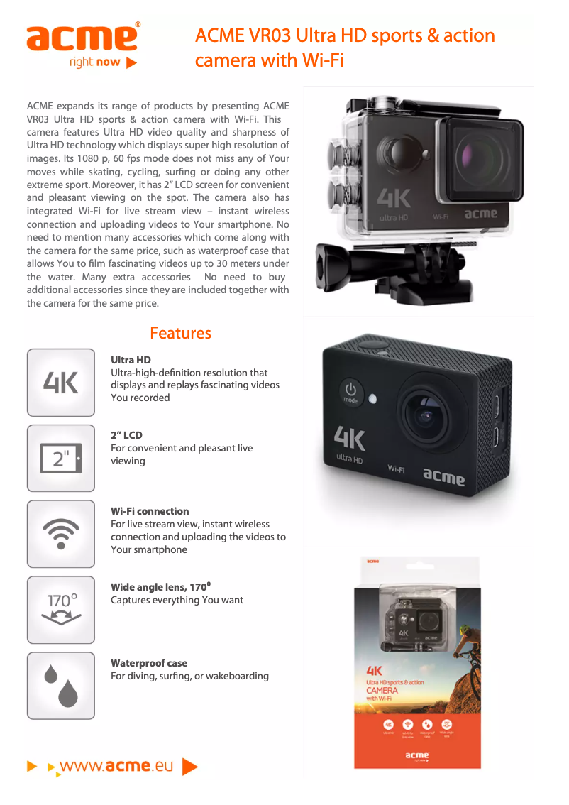 Imagen de la primera página del manual del dispositivo VR03