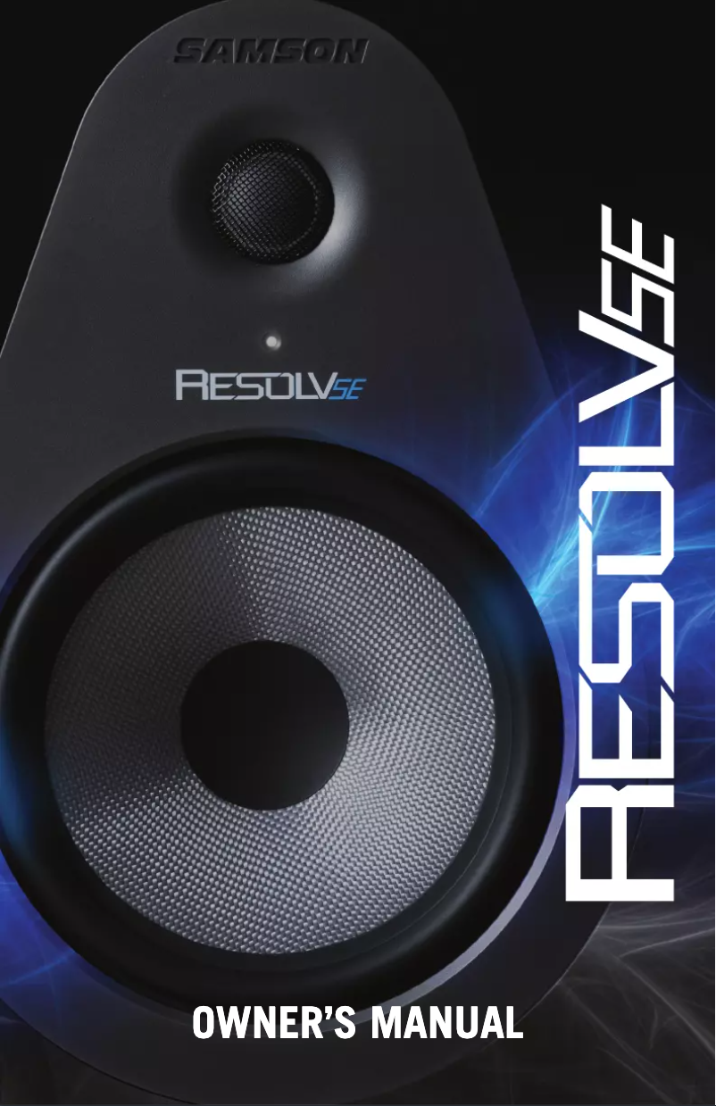 Página nº 1 - Manual de usuario Samson Resolv SE6