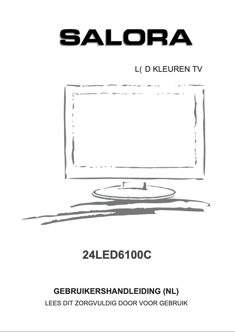 Imagen de la primera página del manual del dispositivo 24LED6100C