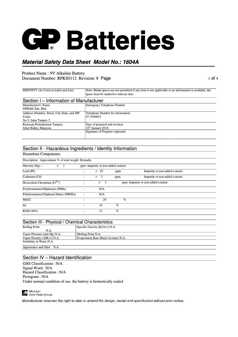 Página nº 1 - Ficha técnica Klein Tools ET310