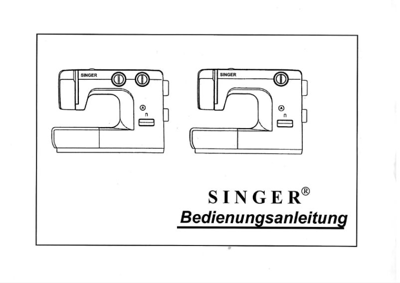 Página 1 del manual Manual de usuario Singer 1100
