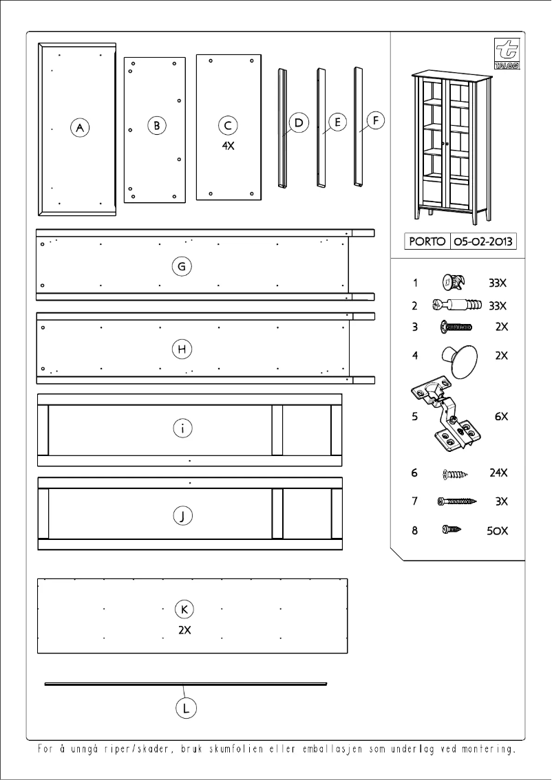 Imagen de la primera página del manual del dispositivo Porto