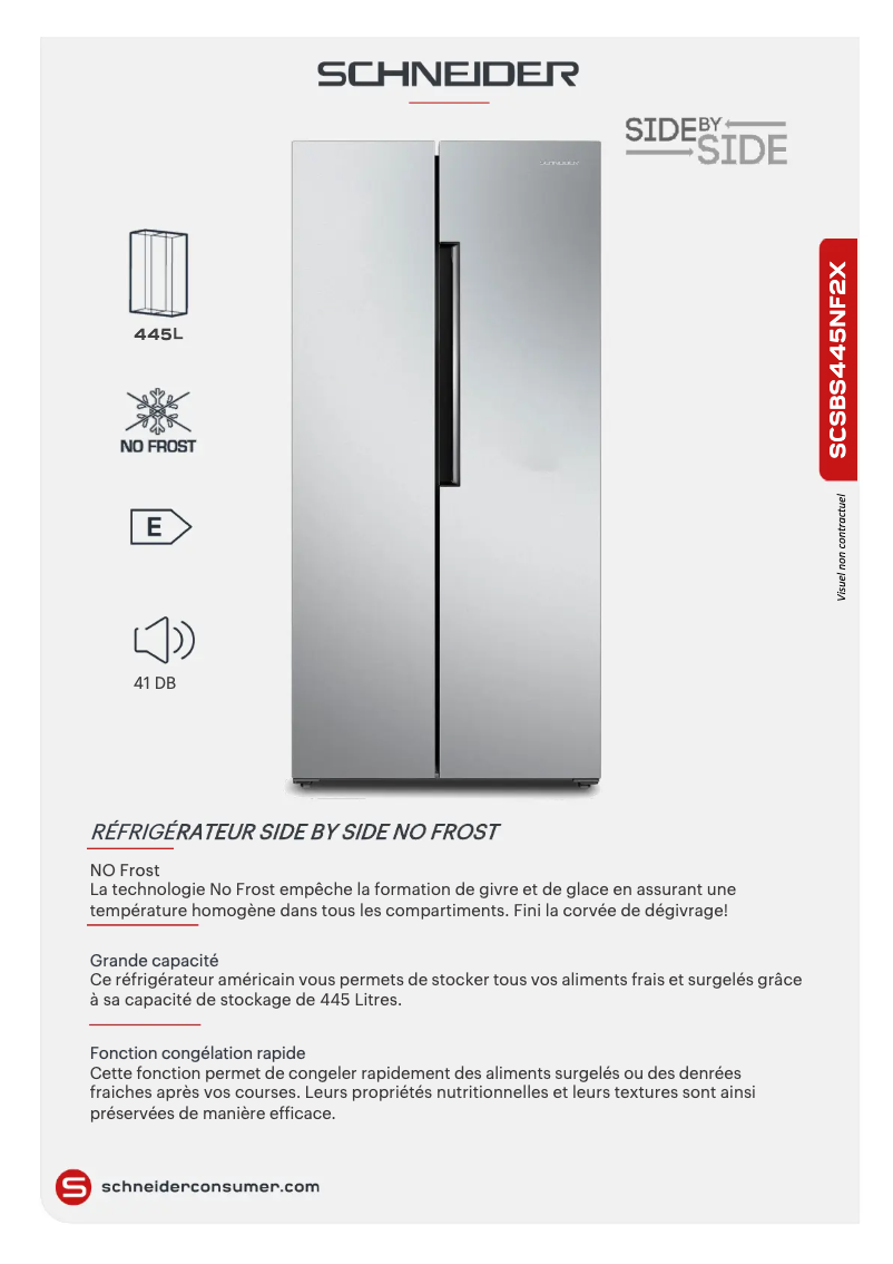 Imagen de la primera página del manual del dispositivo SCSBS445NF2X