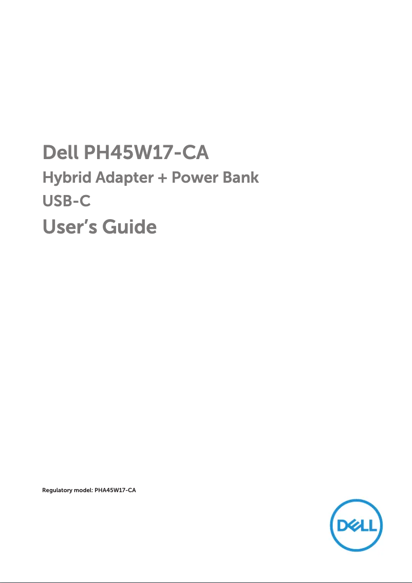Página 1 del manual Manual de usuario Dell 450-AGHQ