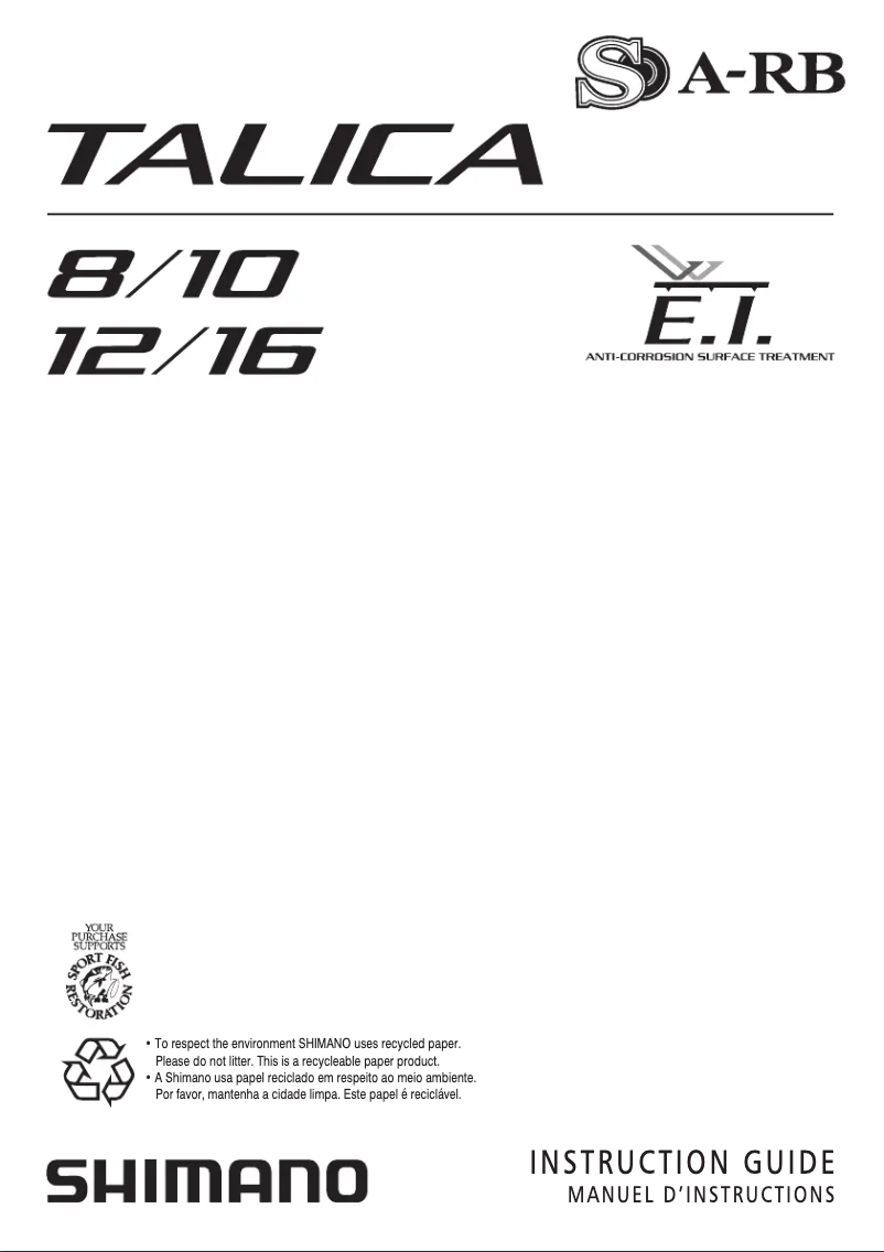 Imagen de la primera página del manual del dispositivo Talica 12