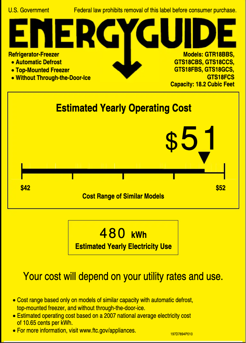 Imagen de la primera página del manual del dispositivo GTS18CCSRBB