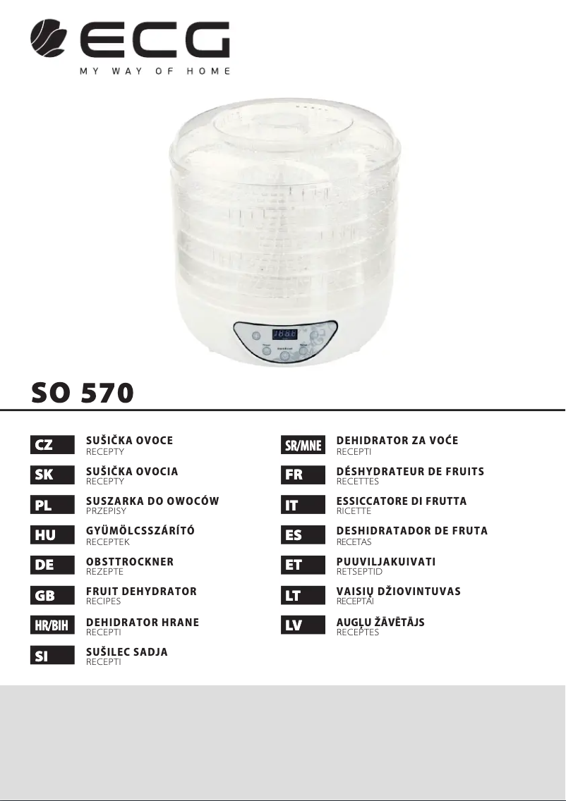 Página nº 1 - Manual de usuario ECG SO 570