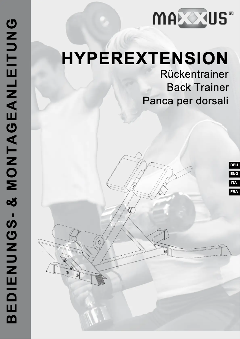 Página 1 del manual Manual de usuario Maxxus Hyperextension
