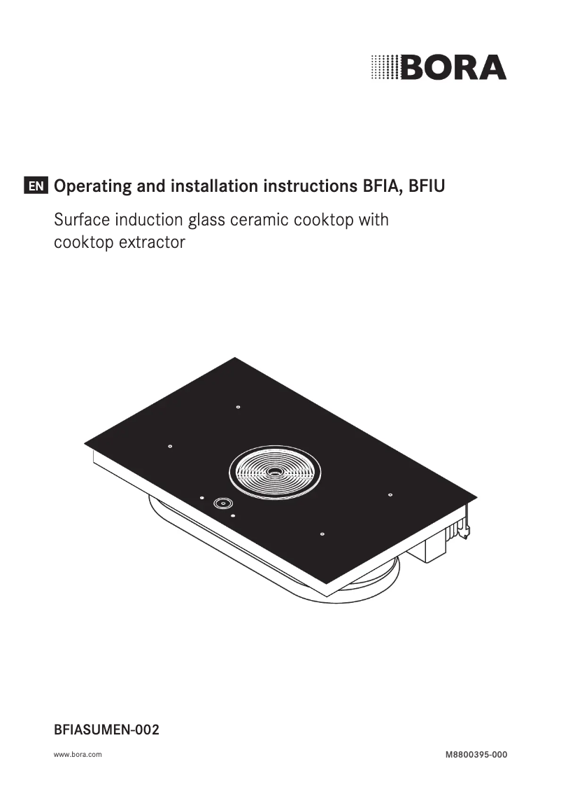 Imagen de la primera página del manual del dispositivo BFIA