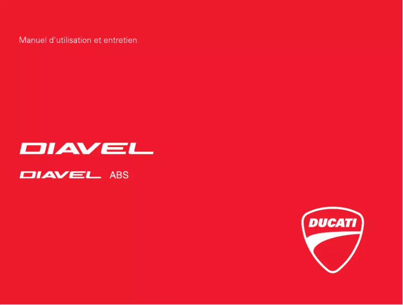 Imagen de la primera página del manual del dispositivo Diavel (2012)